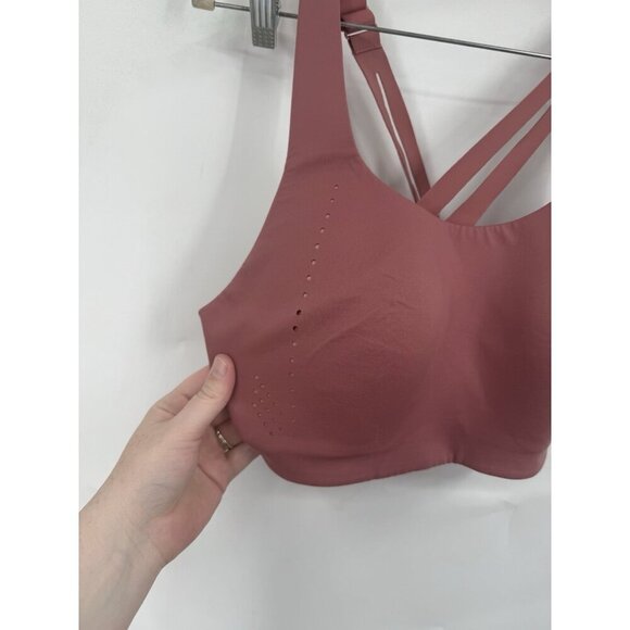 Lululemon AirSupport Bra Women 36C Rose/Pink  High Support Athletic Workout - Picture 10 of 11